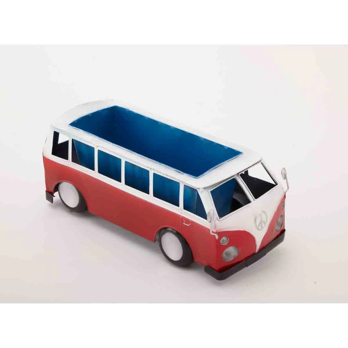 Kings Coronation Red Campervan Planter