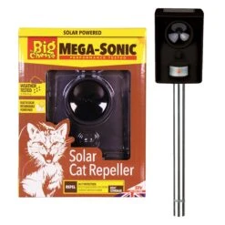 The Big Cheese Mega-Sonic® Solar Cat Repeller