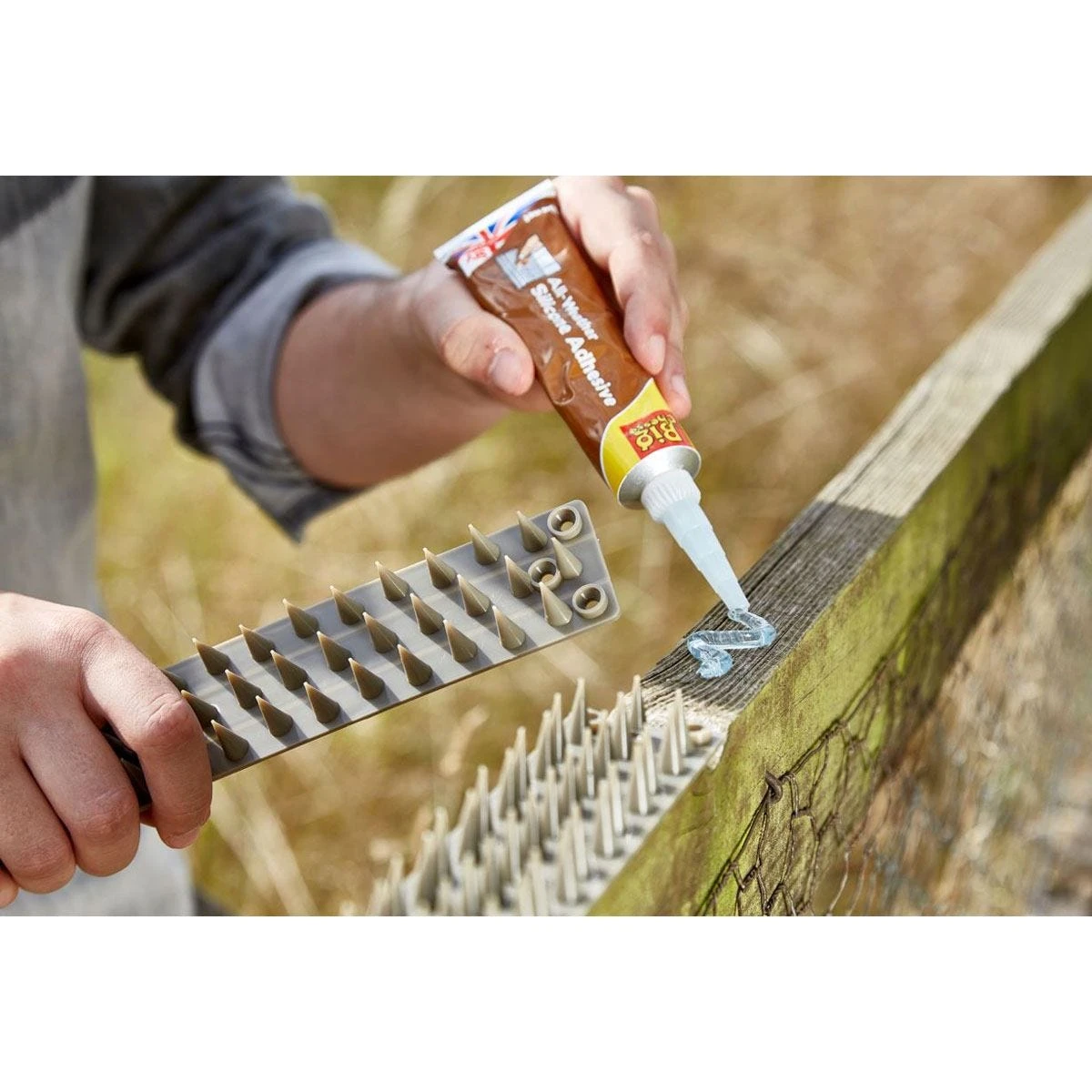 The Big Cheese Prickle Strip Garden Fence Toppers - 6 Pack - Image 2