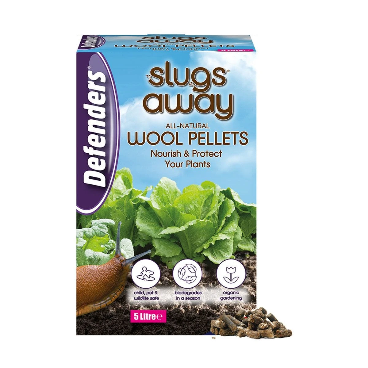 Defenders Slugs Away® Wool Pellets - 5L