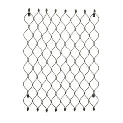 Ivyline Outdoor Honeycomb Trellis Zinc H84cm W62cm