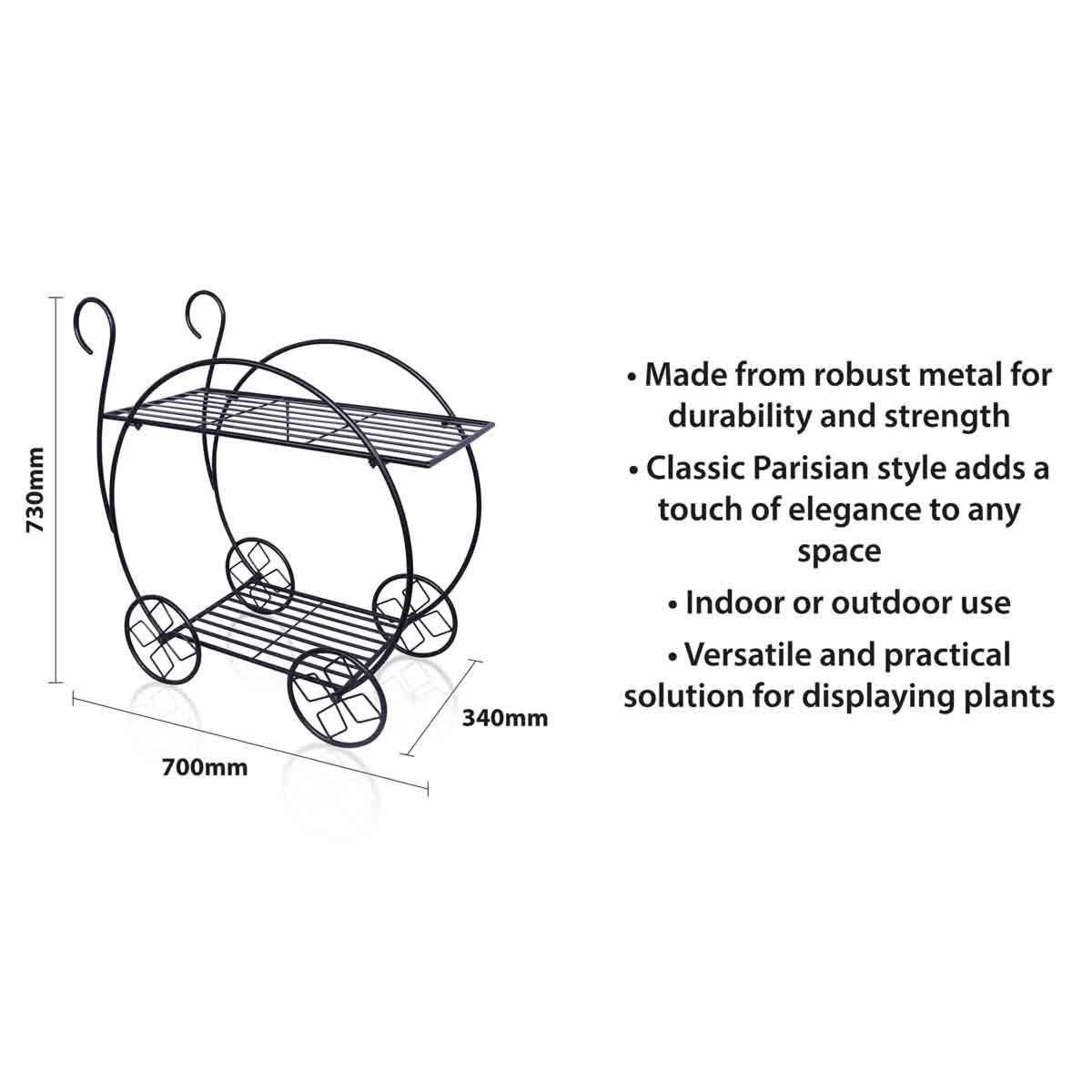Best4 Metal Garden Plant Stand - Image 2