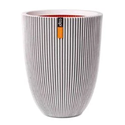 Capi Europe Vase Elegant Low Groove NL 46x58 Ivory