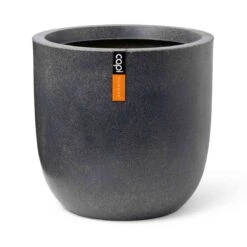 Capi Europe Planter Ball Waste Smooth NL 43x41 Terrazzo Grey