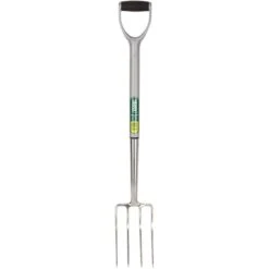 Draper Stainless Steel Soft Grip Border Fork - Silver