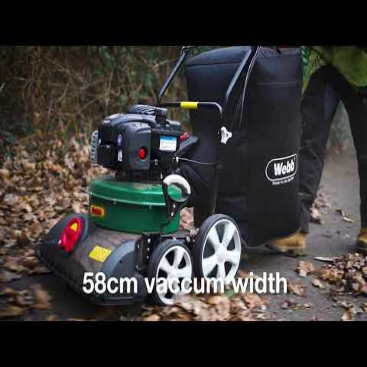 Webb 58cm (23β) Petrol Self Propelled Garden Vacuum - Image 7