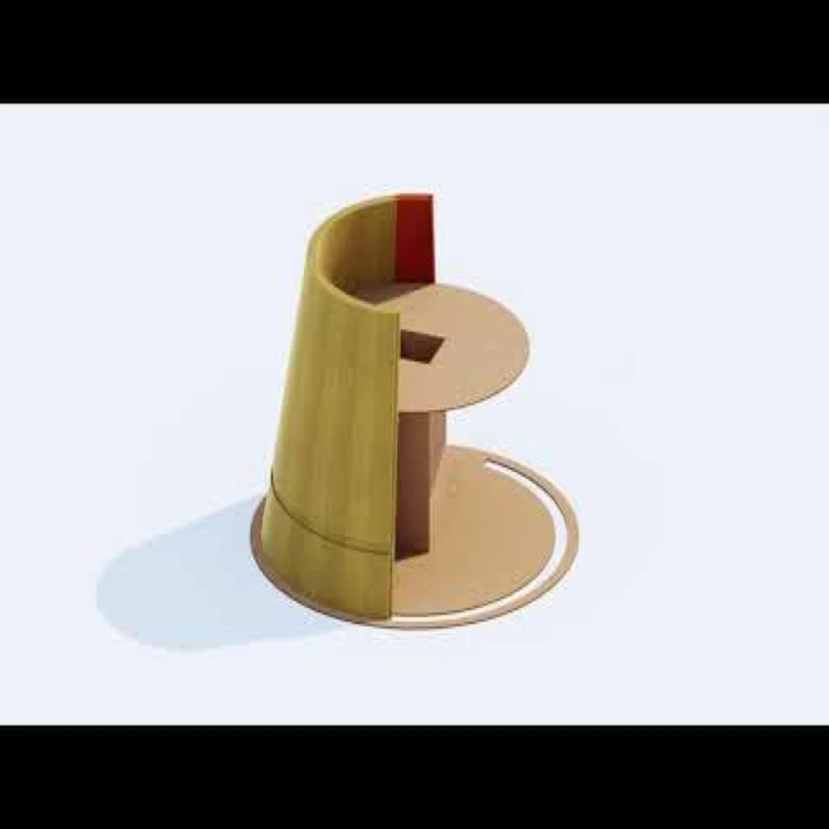 Vegtrug Medium Barrel 46cm - Dark Brown - Image 3