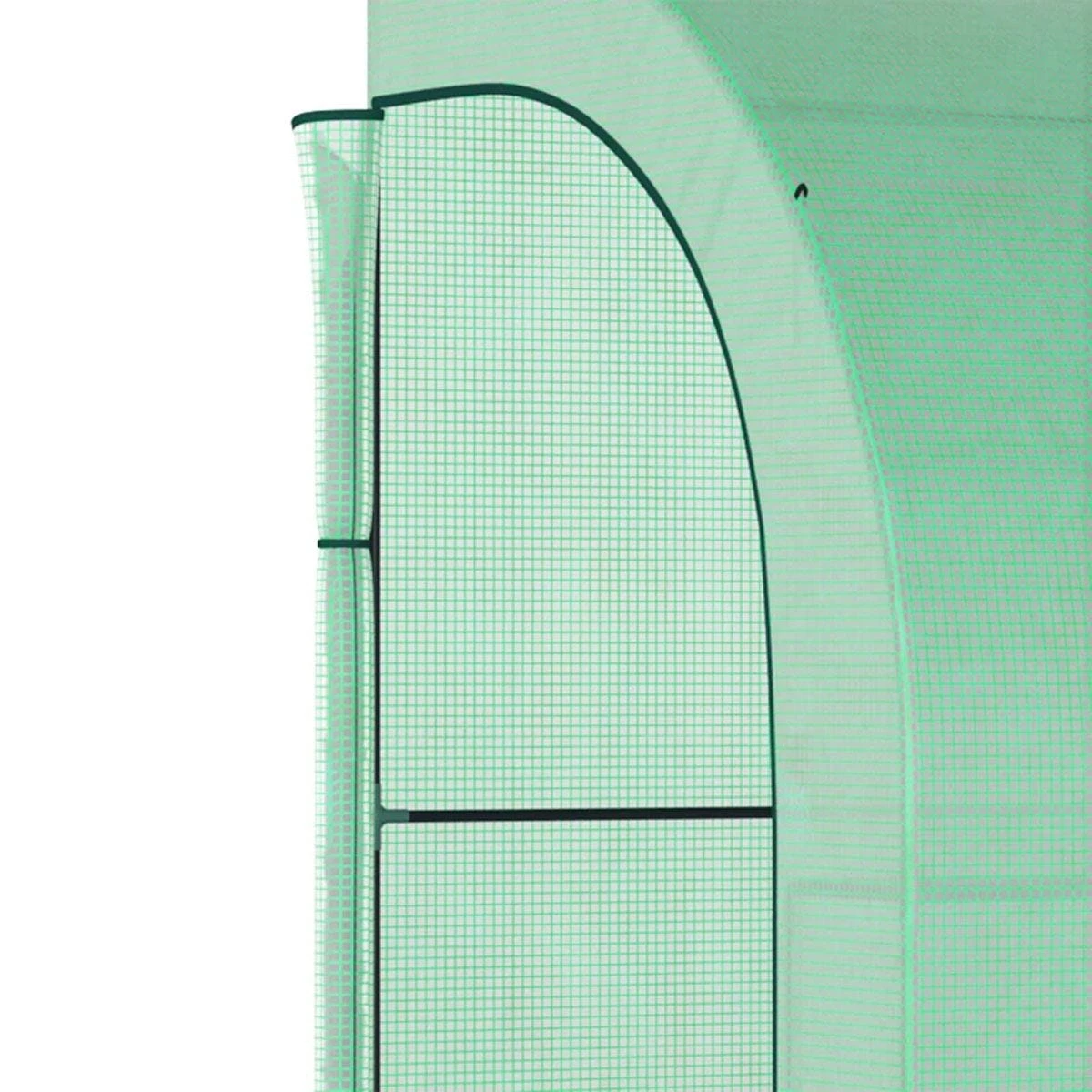 Outsunny Walk-in Tunnel Wall Greenhouse With Windows And Doors 2 Tiers - Image 10