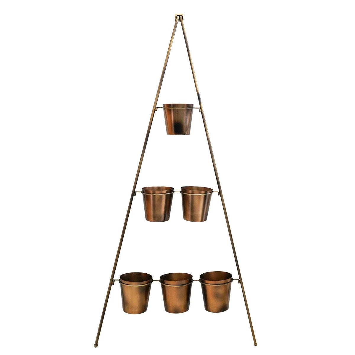 Ivyline Metal Wall Plant Stand 128CM - Gold