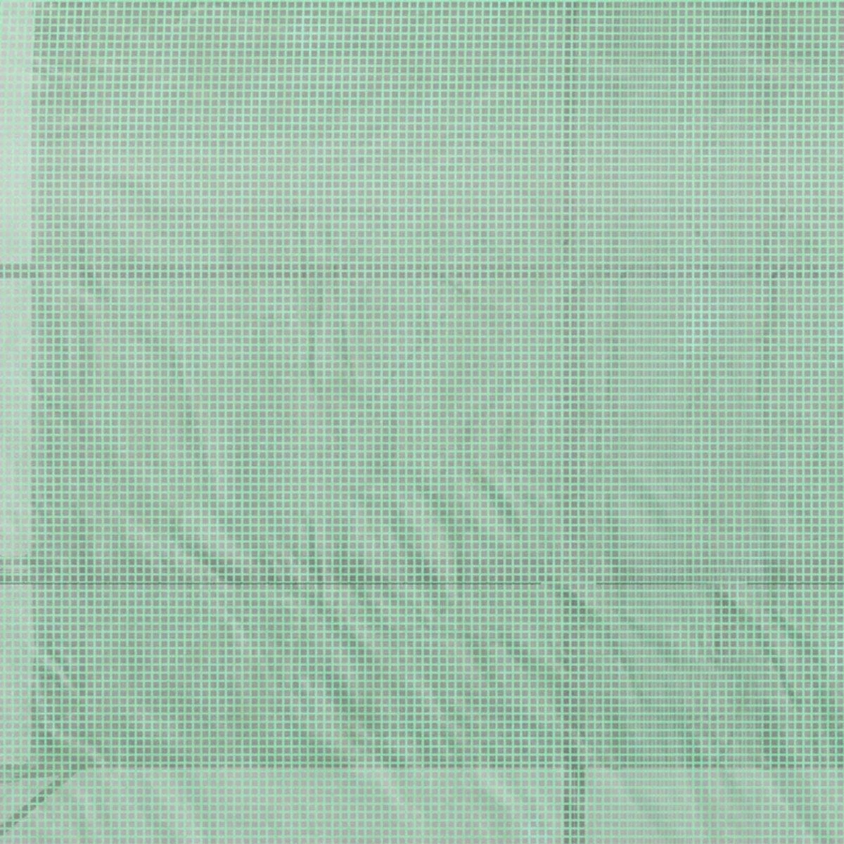 Outsunny Walk-in Tunnel Wall Greenhouse With Windows And Doors 2 Tiers - Image 3